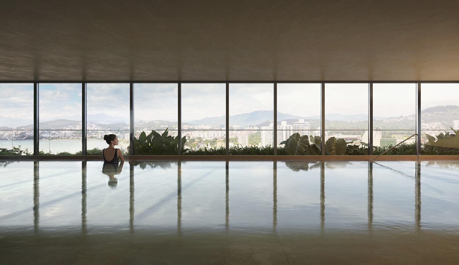 Ático torre 1 | Piscina coberta e aquecida